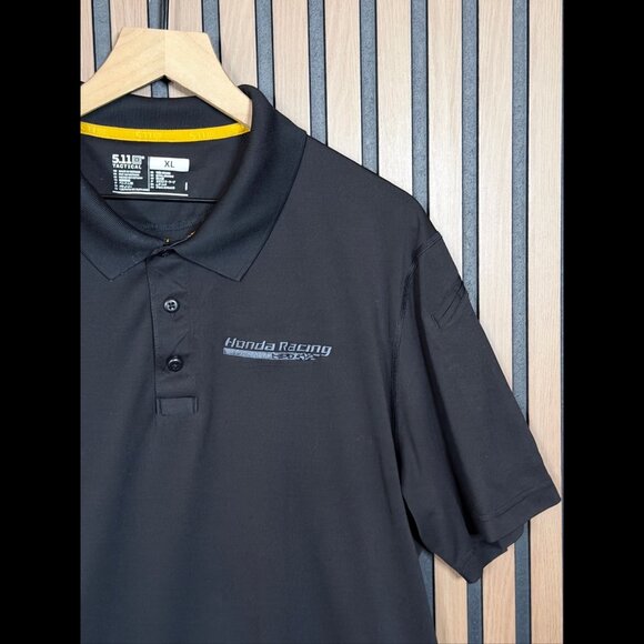 5.11 Tactical Polo Shirt XL Mens Black Short Sleeve Honda Racing JDM - Picture 2 of 9